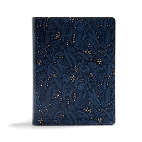 CSB Study Bible-Navy LeatherTouch