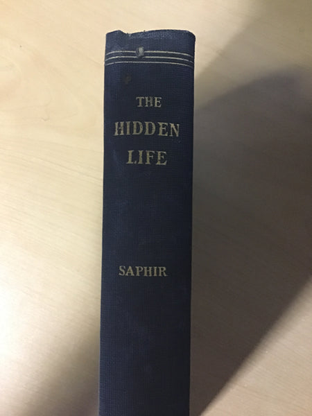 Saphir, Adolf - The Hidden Life