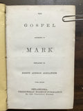 Alexander, Joseph Addison- The Gospel According to Mark