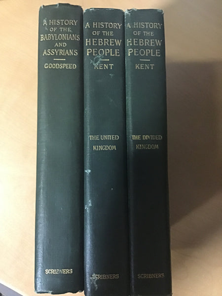 The History of the Hebrew People 2-volumes & The History of the Babylonians and Assyrians