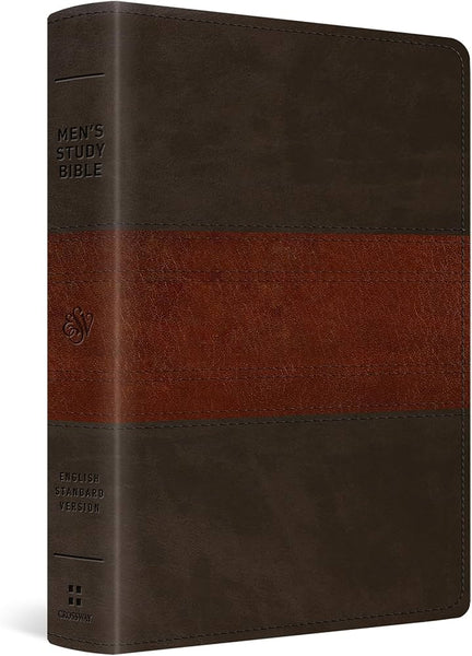 ESV Men's Study Bible TruTone Forest/Tan, Trail Design