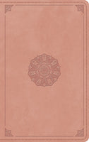 ESV Thinline Bible TruTone Blush Rose Emblem Design