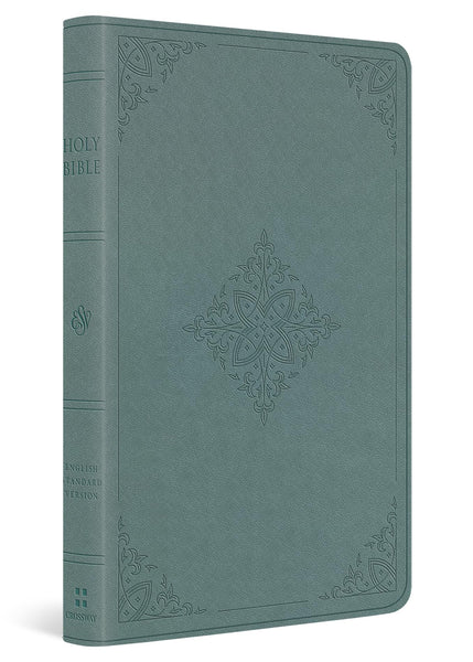 ESV Value Thinline Bible-Paris Sky, Fleur-de-lis Design TruTone
