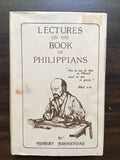Johnstone, Robert- Lectures on the Epistle to the Philippians