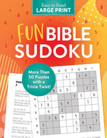 Fun Bible Sudoku Large Print: More than 50 Puzzles with a Trivia Twist