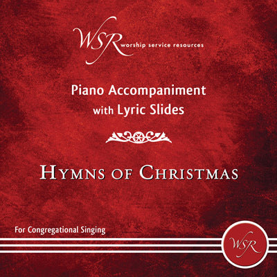 Hymns of Christmas - Piano with Lyric Slides DVD