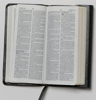 KJV #1024S Classic Companion Bible Bonded Black with Snap Cover