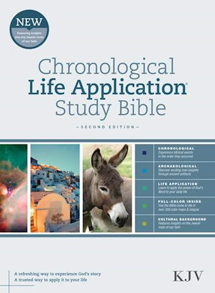 Chronological KJV Life Application Study Bible Hardcover Second Edition