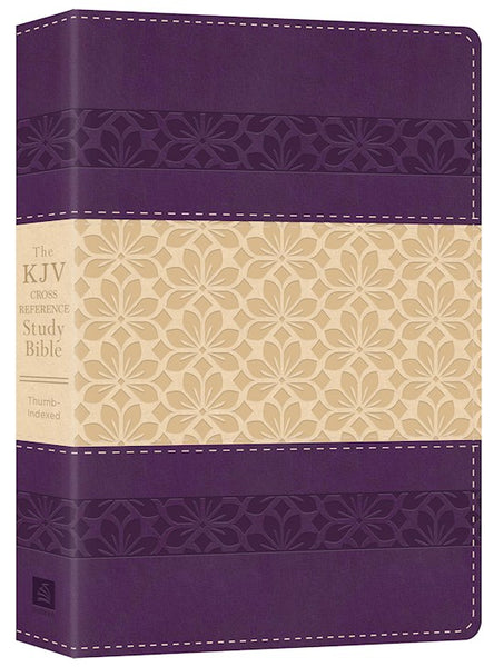 The KJV Cross Reference Study Bible - Indexed Purple/ Khaki Leathersoft