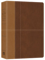 The KJV Cross Reference Study Bible Two-Tone Brown Leathersoft