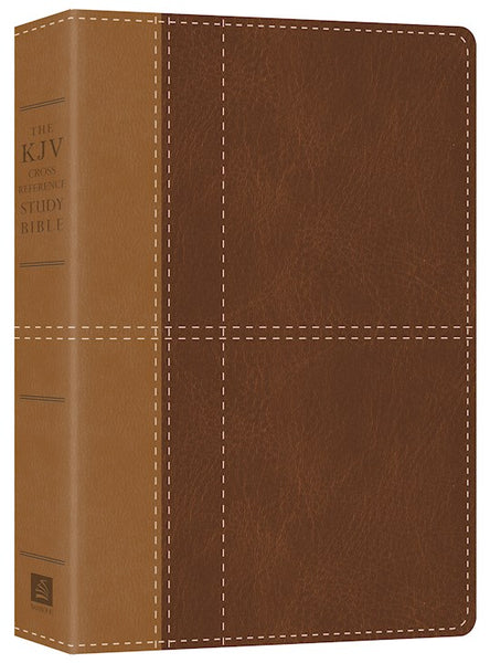 The KJV Cross Reference Study Bible Two-Tone Brown Leathersoft