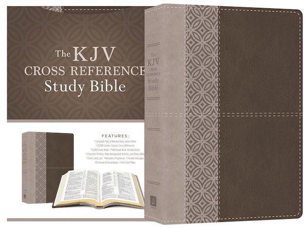 KJV Cross Reference Study Bible Brown/ Gray Leathersoft