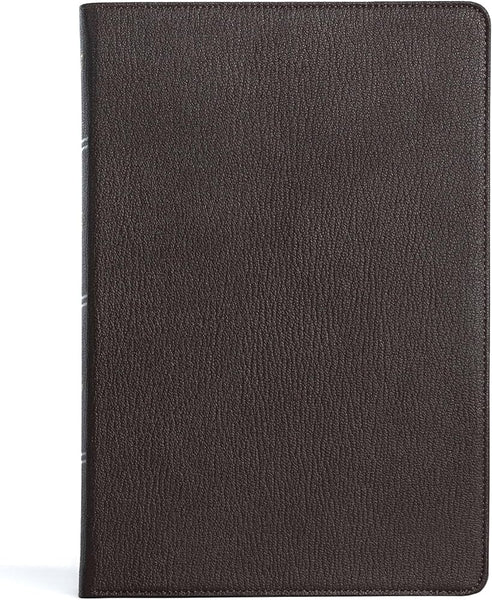 KJV Holman Handcrafted Large Print Thinline Bible-Brown Premium Leather