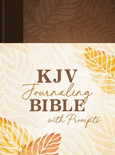KJV Journaling Bible With Prompts-Copper Leaf DiCarta