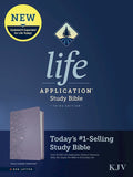 KJV Life Application Study Bible (Third Edition)-RL-Peony Lavender LeatherLike