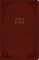 KJV Large Print Personal Size Reference Bible Burgundy LeatherTouch