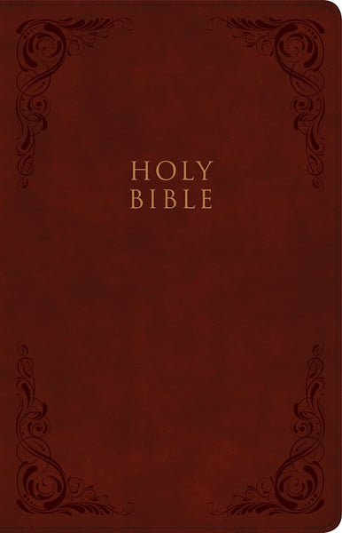 KJV Large Print Personal Size Burgundy LeatherTouch Indexed