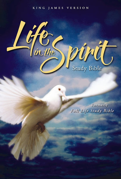 KJV Life In The Spirit Study Bible-Black Genuine