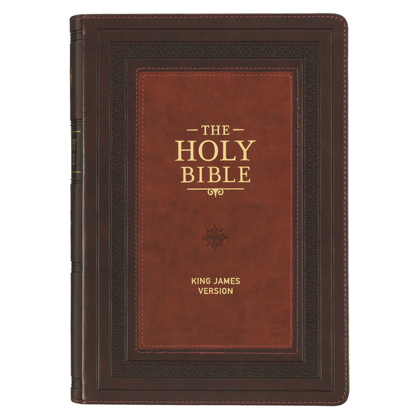 KJV Reformation Heritage Study Bible Burgundy/Tan Leathersoft Large Print Indexed