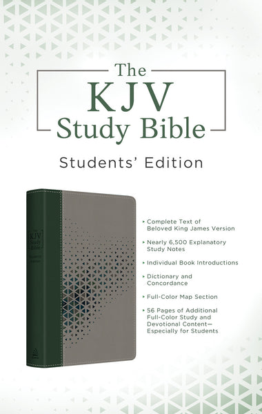 The KJV Study Bible--Students' Edition Cypress & Smoke DiCarta