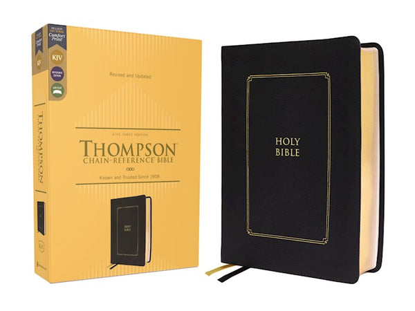KJV Thompson Chain-Reference Bible Black Leathersoft
