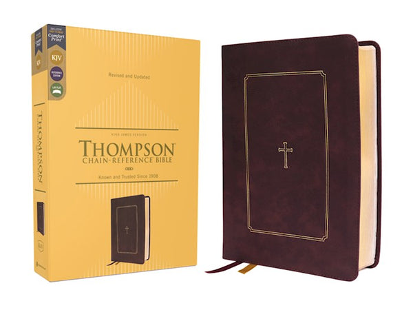 KJV Thompson Chain-Reference Bible Burgundy Leathersoft