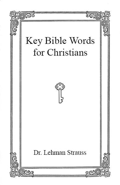 Key Bible Words For Christians (4 Booklets)