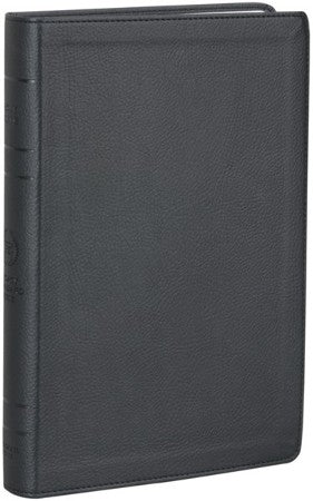 LSB Legacy Standard Bible/Handy Size Bible (Red Letter)-Black Paste-Down Faux Leather