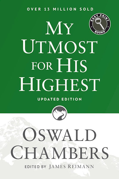 My Utmost For His Highest (Updated) Large Print Paperback