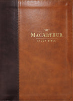 NASB MacArthur Study Bible -Mahogany Leathersoft 2nd Edition
