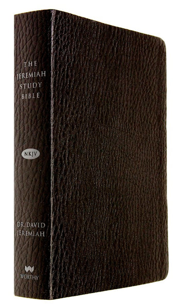 NKJV Jeremiah Study Bible Black LeatherLuxe Indexed