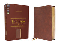 NKJV Thompson Chain-Reference Bible Brown Leathersoft