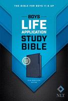 NLT Boys Life Application Study Bible-Blue/Neon Glow TuTone LeatherLike