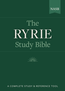 NASB Ryrie Study Bible Burgundy Genuine Leather Indexed