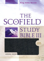 KJV The Scofield III Study Bible #524RRL Genuine Black Indexed