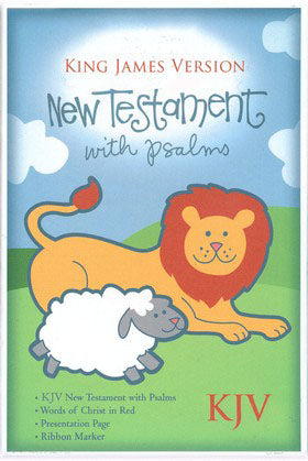 KJV Baby’s First New Testament with Psalms Powder BLUE