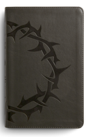 ESV Thinline Bible--TruTone Charcoal Crown