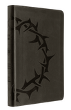 ESV Thinline Bible--TruTone Charcoal Crown