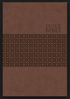KJV Signature Series #0133NEB King James Study Bible Leathersoft Earth Brown Indexed