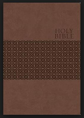 KJV Signature Series #0133NEB King James Study Bible Leathersoft Earth Brown Indexed
