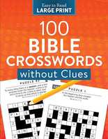 100 Crosswords Without Clues Large Print