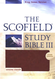 KJV The Scofield III Study Bible #524RRL Burgundy Leather Indexed