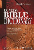 Concise Bible Dictionary Paperback