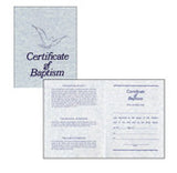 Baptism Certificates- Parchment with Envelopes (Pack of 6)
