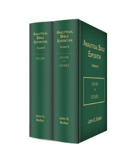 John G. Butler's Analytical Bible Expositor: Isaiah-Ezekiel Vol 8 Paperback Two Volumes