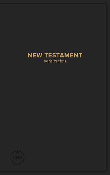 CSB Pocket New Testament With Psalms-Black Softcover