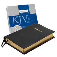 KJV Cambridge KJ566 Concord Reference Bible Black Goatskin Leather