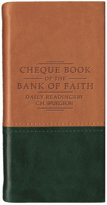 Cheque Book of the Bank of Faith Tan/ Dark Green