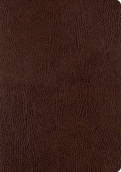 ESV Single Column Journaling Bible®, Large Print Bonded Leather, Mocha