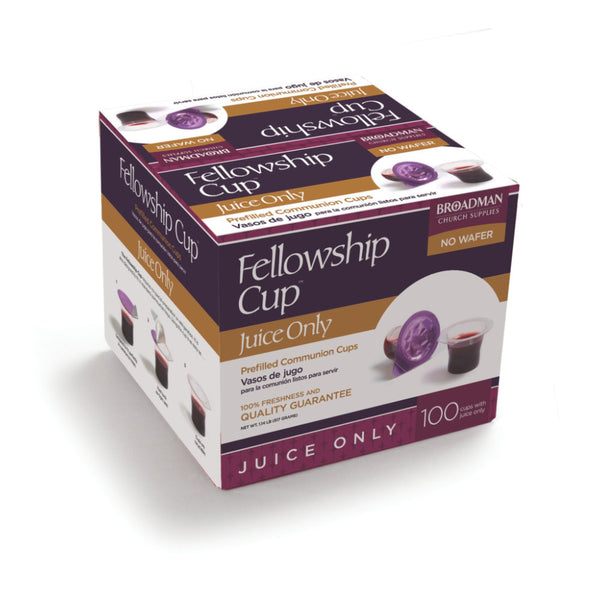 Fellowship Cup ® – prefilled communion cup – Juice Only – 100 Count Box